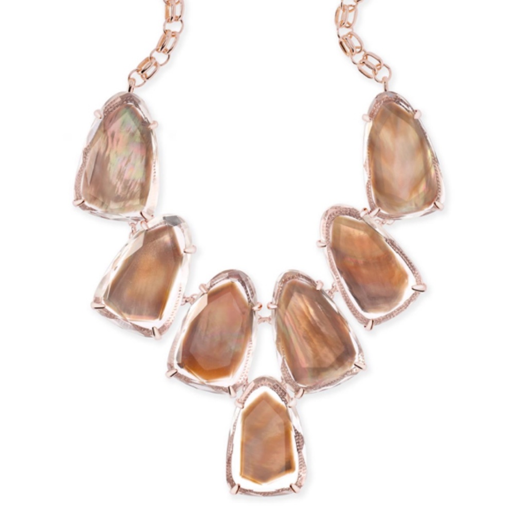 Kendra Scott Harlow Rose Gold Statement Necklace